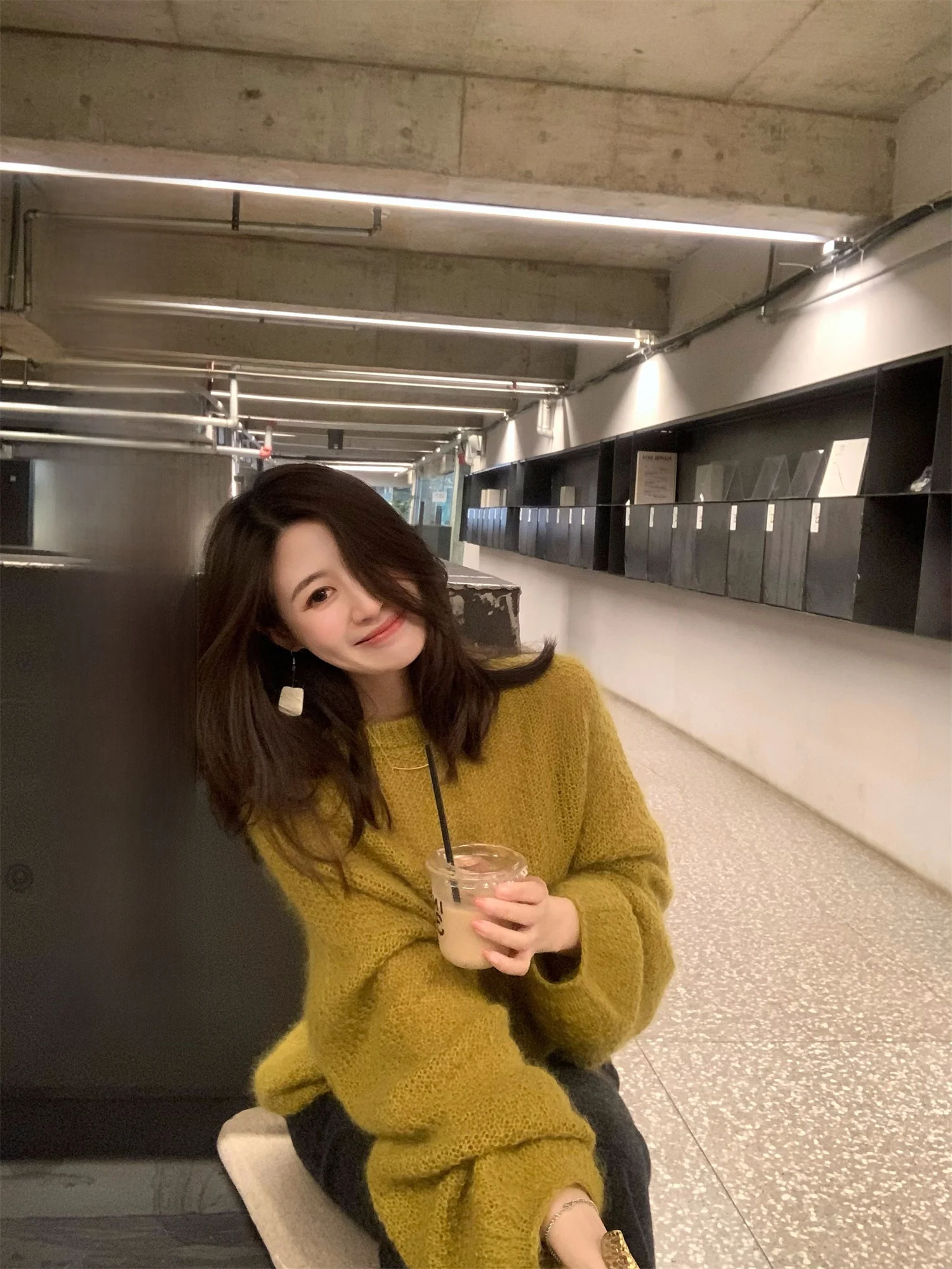 

Женский свободный свитер One Day для осени и зимы, мягкий, уютный, модный, вязаный топ для женщин