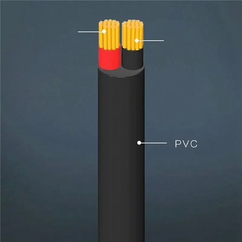 B76B 100Pcs 3.5mm Female Jack to Bare Wire 2 Pole Mono Audio Cable Replacement Connector