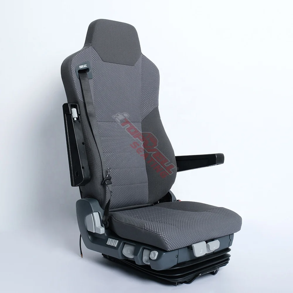 ISRI 6860/875 New Imported Pneumatic Suspension Truck Driver Seats Modified Car Seats with Three Points Safety Belt