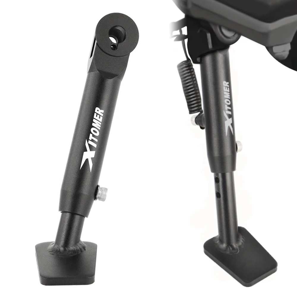 

For Honda Grom 125 MSX125 2017-2024 Monkey 125 2019-2024 Motorbike Aluminum Adjustable Kickstand Side Stand Foot Support Bracket
