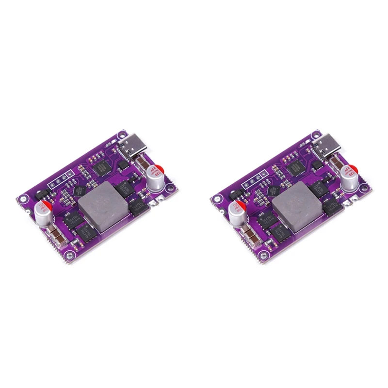 2X 120W Two-Way Pd Fast Charging Module 4S Charging Treasure Module Circuit Board High Power Pd Fast Charging Boost/Buck