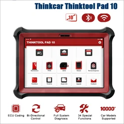 THINKTOOL Pad 10 MASTER THINKCAR OBD2 Scanning Vehicles Ecu Coding Gearbox Programming Tool