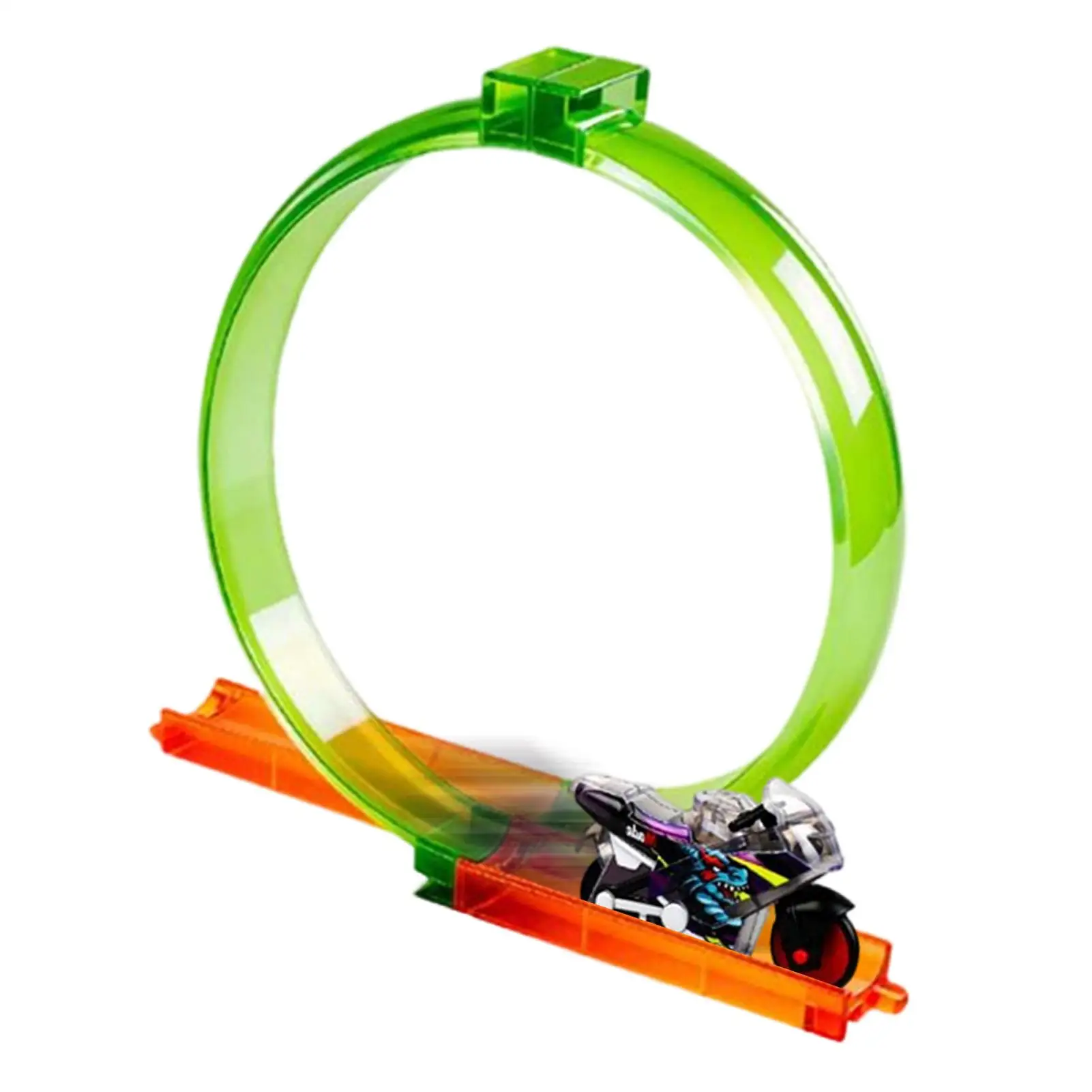 Children's anti-gravity track car motorcycle inertia pullback stunt car model Motorcycle Model Track Set Hand-Eye Coordination