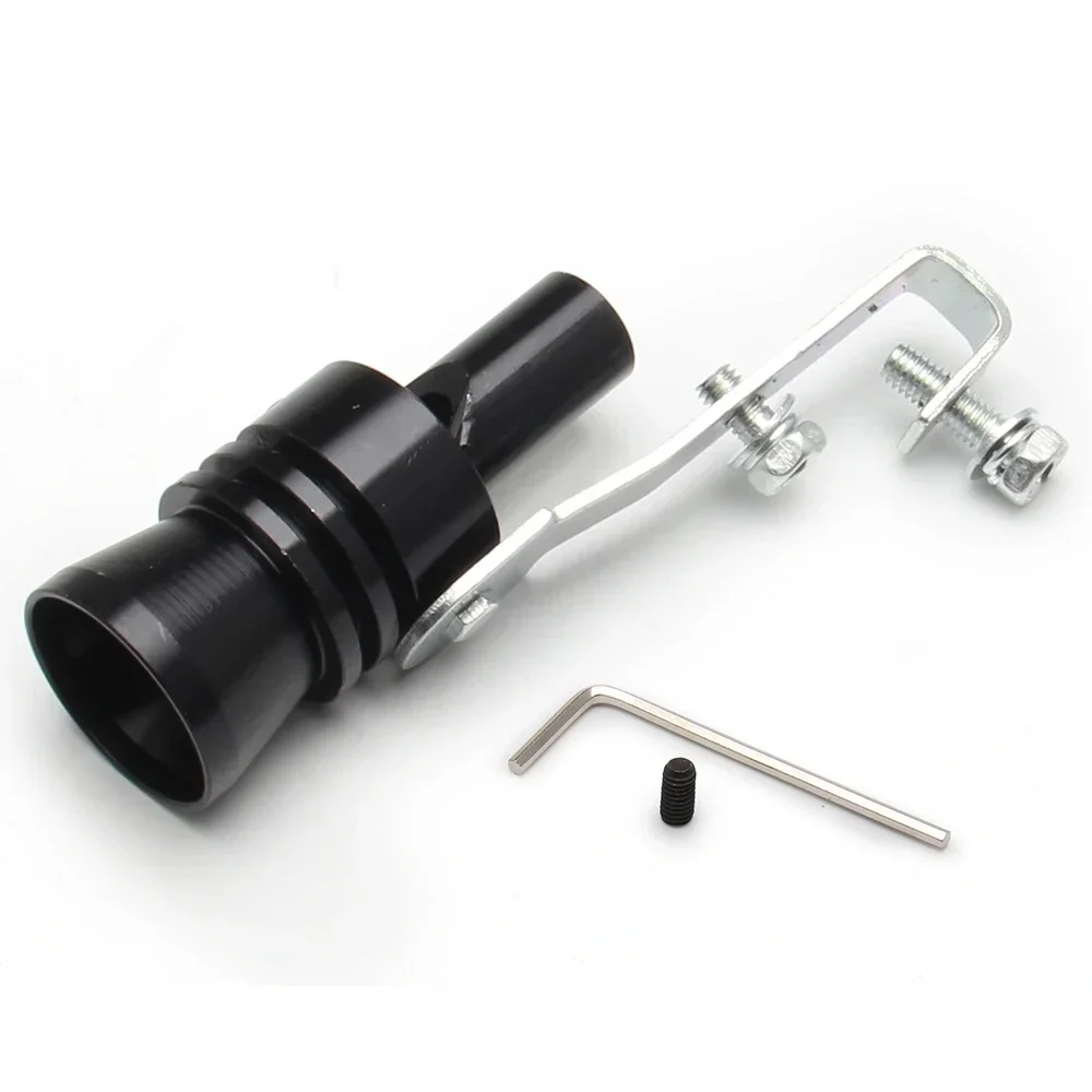 Car Black Turbo Sound Whistle Vehicle Refit Device Exhaust Pipe Turbo Sound Simulator Turbo Muffler
