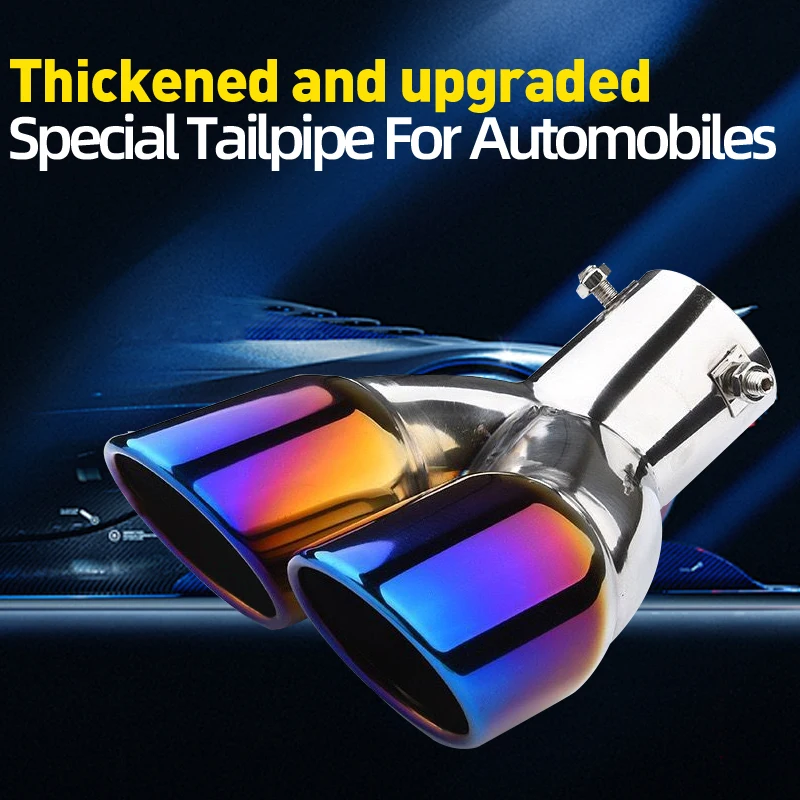 

Automotive Stainless Steel Exhaust Muffler Modification Universal Decorative Single-Outlet Tailpipe Automotive Accessories