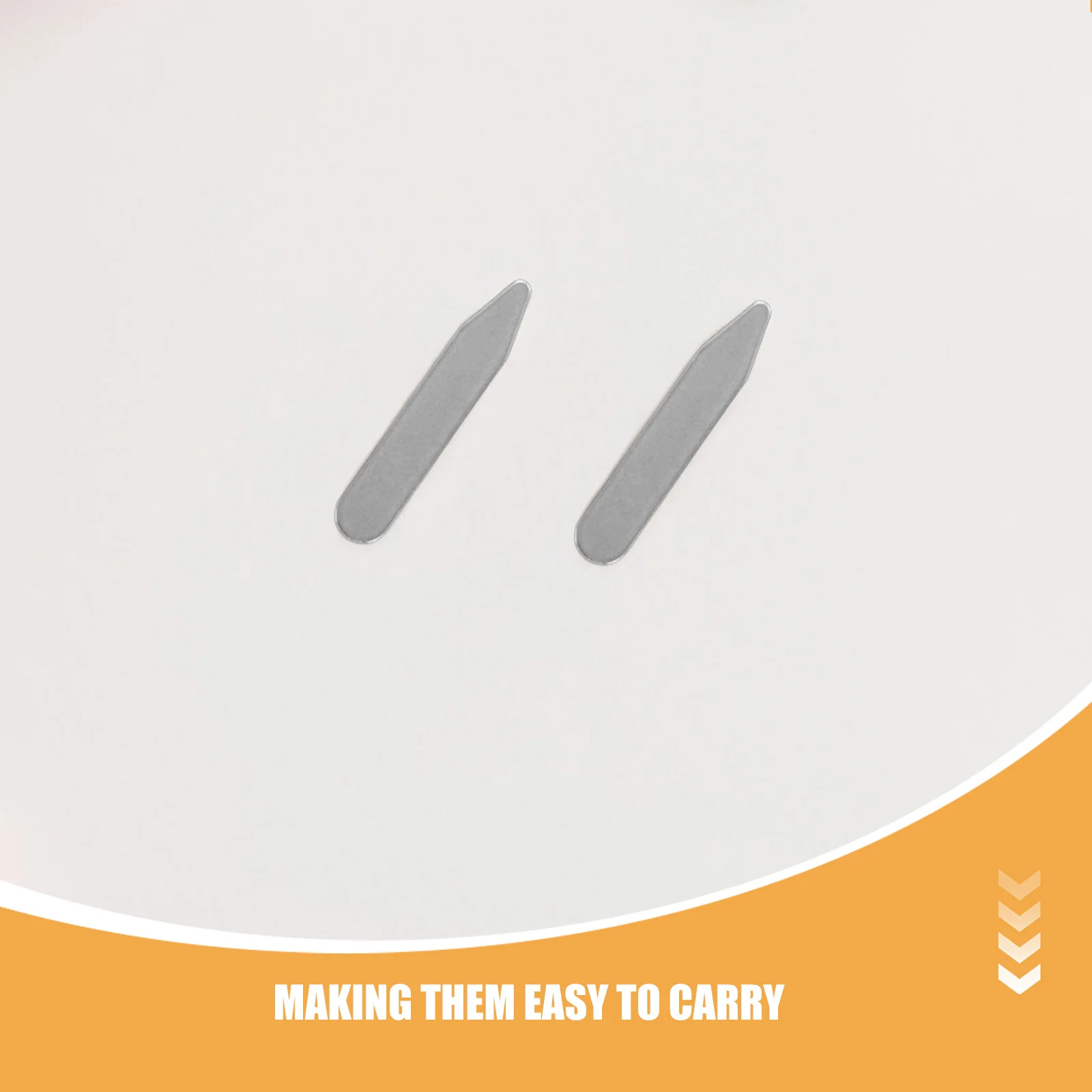 20 قطعة من أطواق قميص الفستان - شرائط دعم طوق من الفولاذ المقاوم للصدأ الفاخر - حشوات حامل قميص غير قابلة للكسر للمناسبات الرسمية