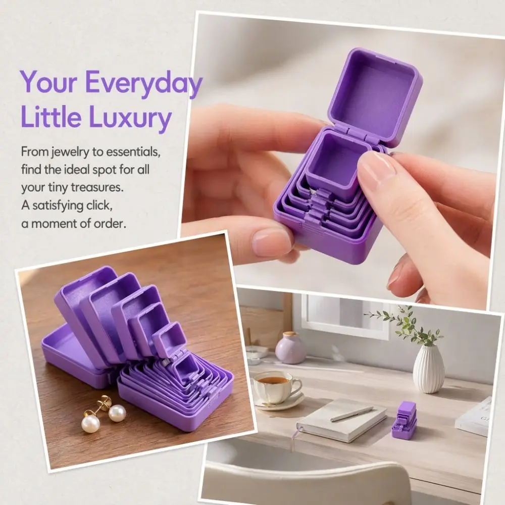 Portable 3D Printed Jewelry Storage Box Quirky 7-Layer Multifunctional Jewelry Storage Creative Decorative Matryoshka Box