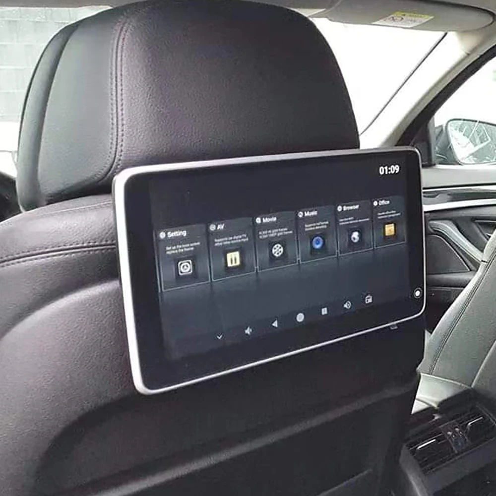 Pantalla de TV del asiento trasero para BMW X5 G05 X6 G06 X7 G07 Monitor de reposacabezas Android con reproductor Multimedia de vídeo de entretenimiento para coche