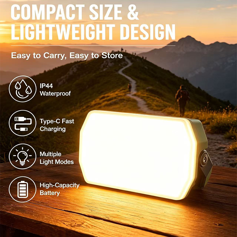 Camping Light Rechargeable Essentials Super Bright 4 Lighting Mode Outdoor Hanging Tent Accessories for Emergency