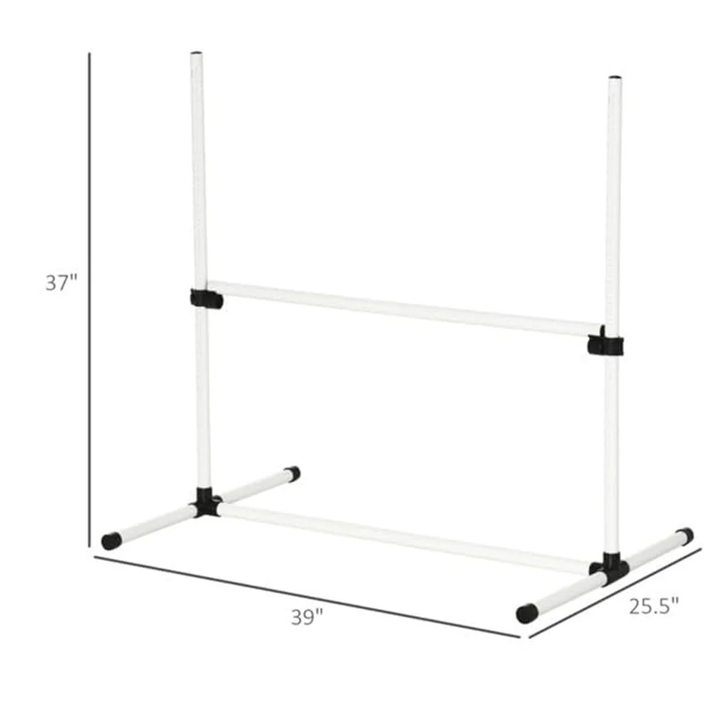 Dog Agility Jump Training Set of 4 with Carry Bag 37