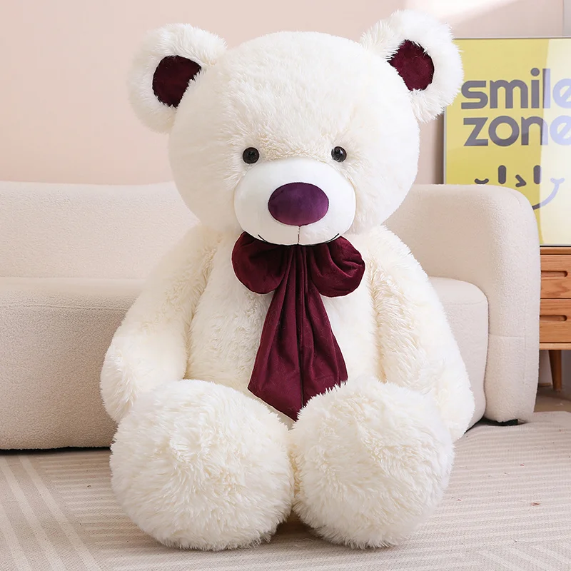Reuze Teddybeer Pluche Speelgoed 80-120cm Zacht Knuffeldier Grote Kussenpop voor Verjaardag Valentijnsdag Cadeau voor Vriendin