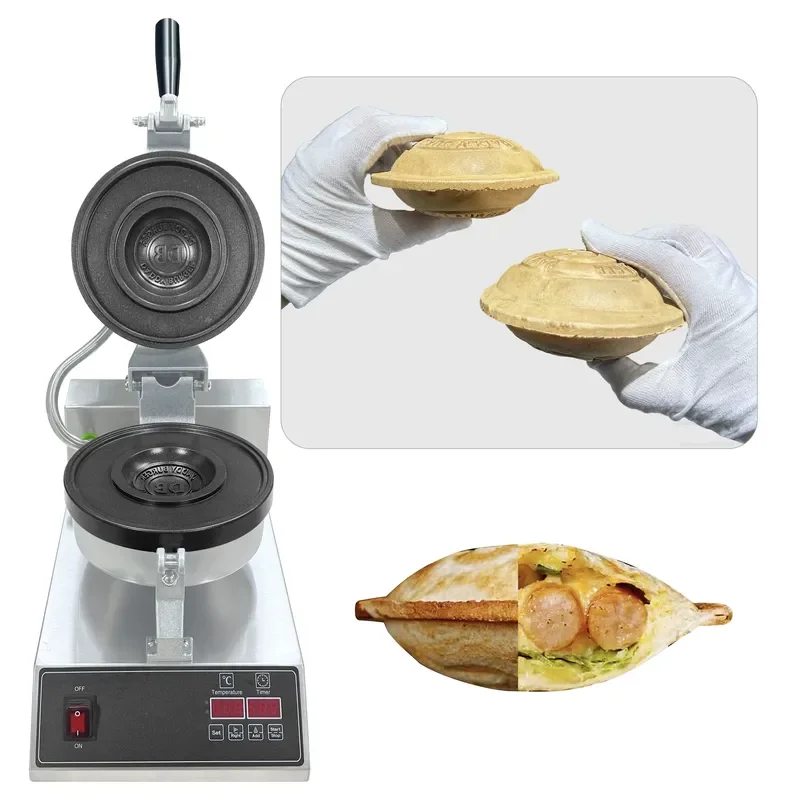 for Customized UFO Burger Hot Press Machine with Logo Pattern Commercial Scone Maker Internet Celebrity Merchandise Hot New