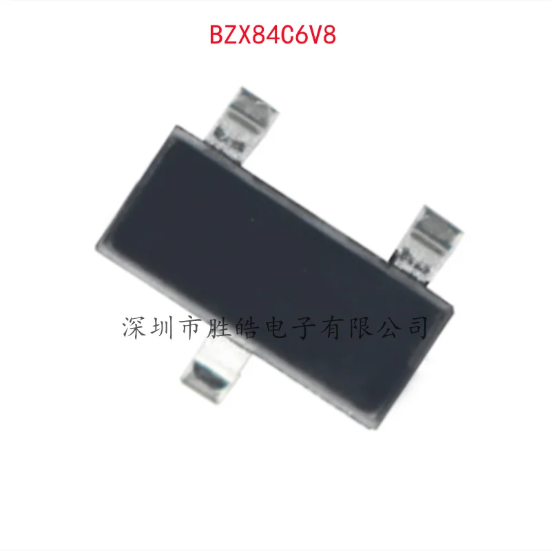 (100PCS)  NEW  BZX84C6V8    84C6V8   Silk Print  Z5  Voltage Regulator Diode  SOT-23  BZX84C6V8     Integrated Circuit