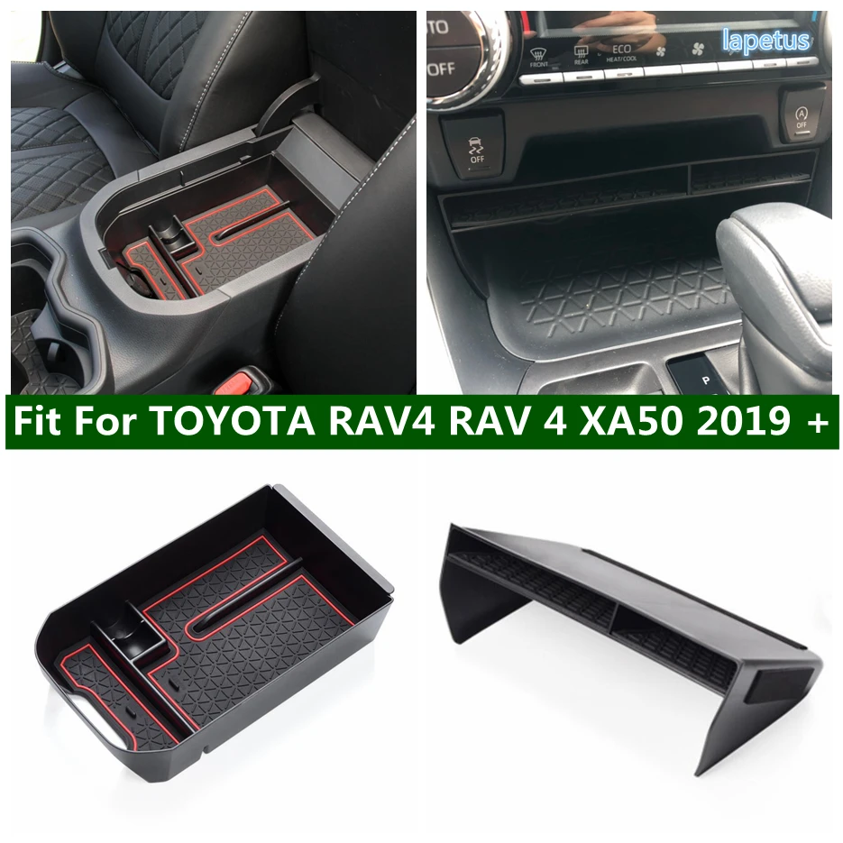 

Central Control Storage Pallet Armrest Container Multifunction Box Cover For TOYOTA RAV4 RAV 4 XA50 2019 - 2024 Car Accessories