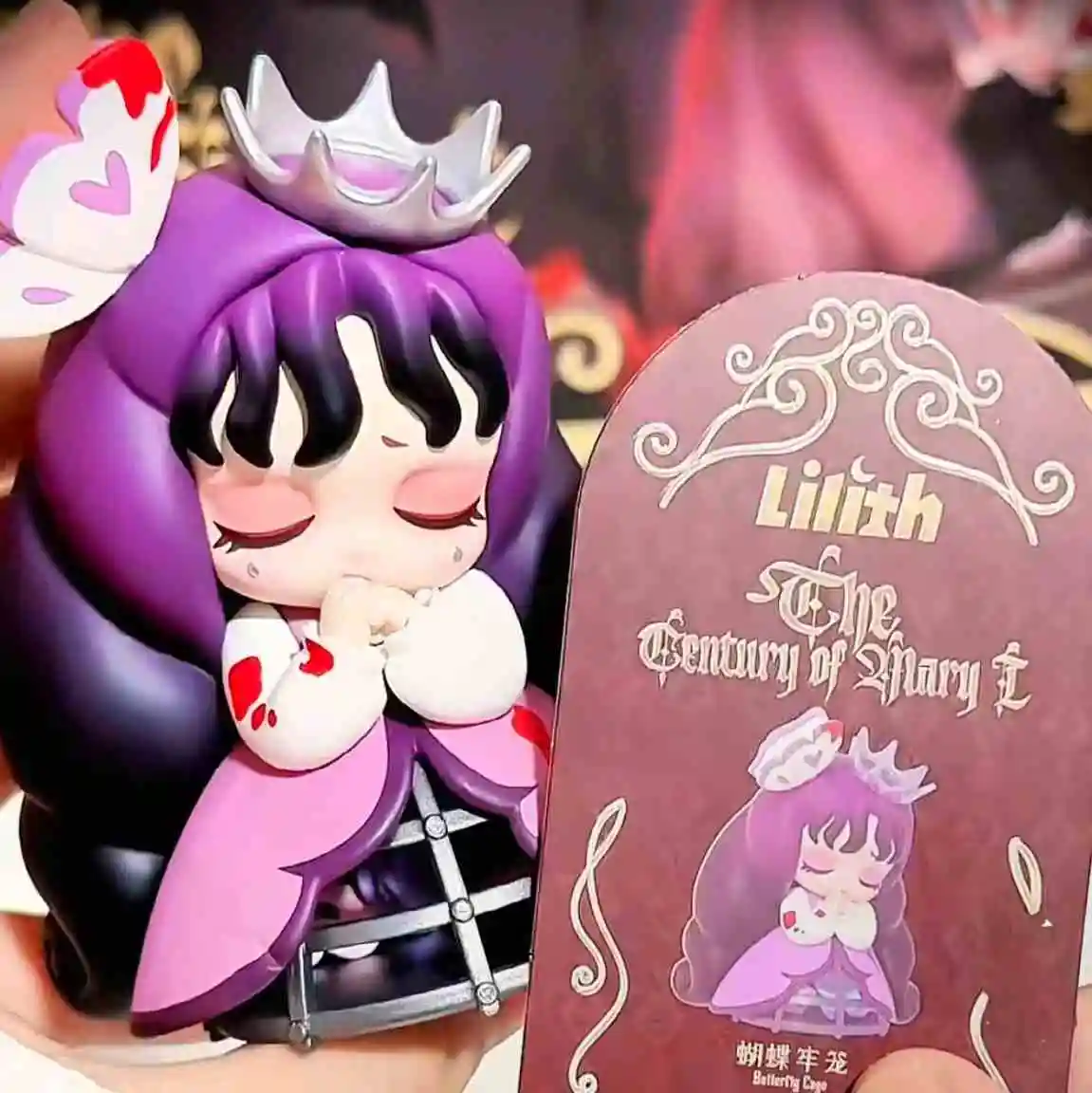 ليليث ماري القرن سلسلة أنيمي عمل الشكل صندوق أعمى Kawaii مفاجأة لعبة هدية للأطفال دمى غامضة تخمين حقيبة