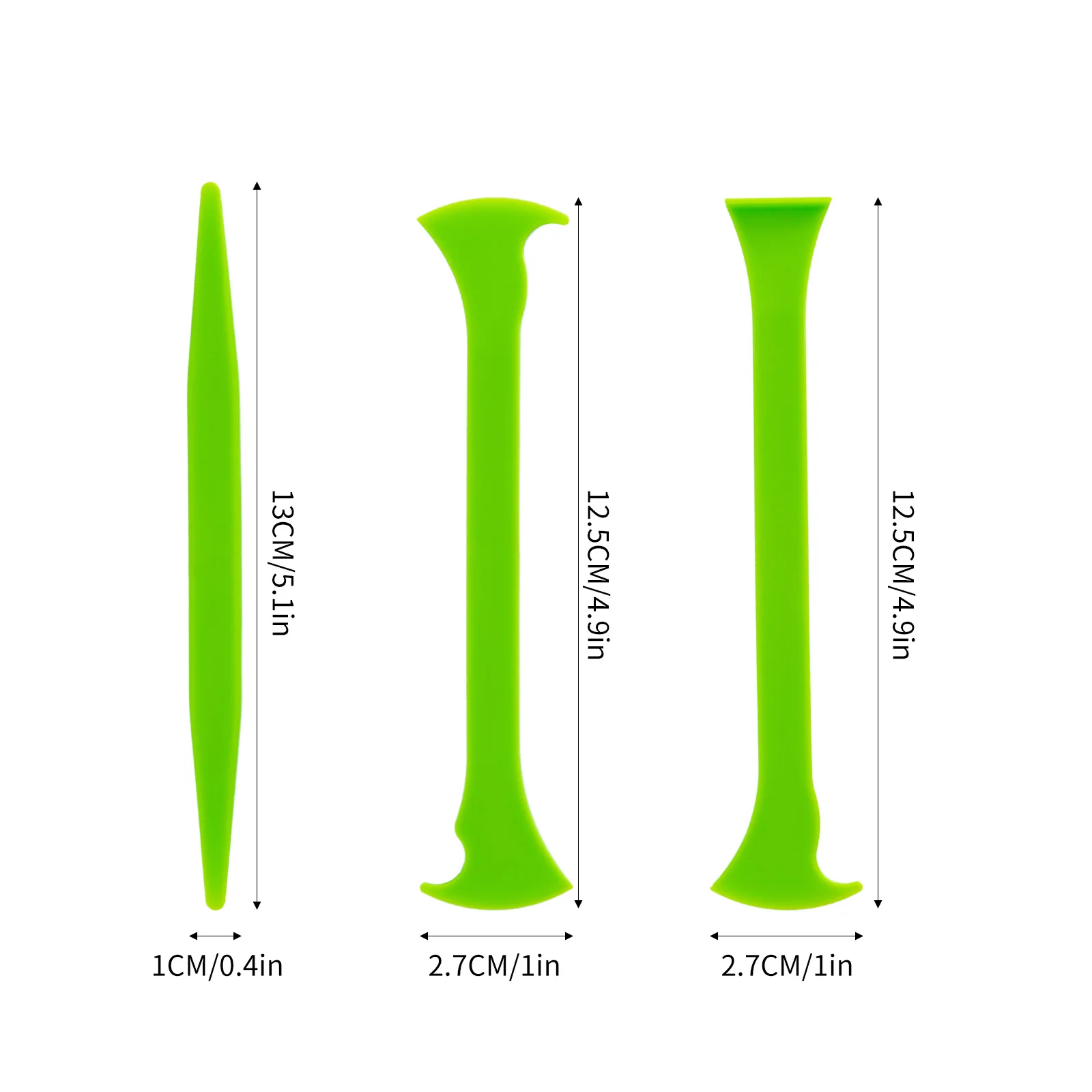 Micro Stick Squeegee Green Corner Scraper For Car Vinyl Window Tint Curved Surface Slot Gap Edge Tucking Detailing Install Tool