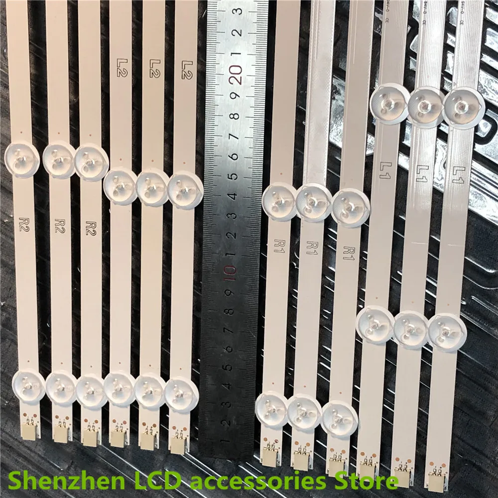 12pcs/set R1,L1,R2,L2 47"LED backlight bar Replacement for  47LN519C 6916L-1174A 6916L-1175A 6916L-1176A 6916L-1177A  100%NEW