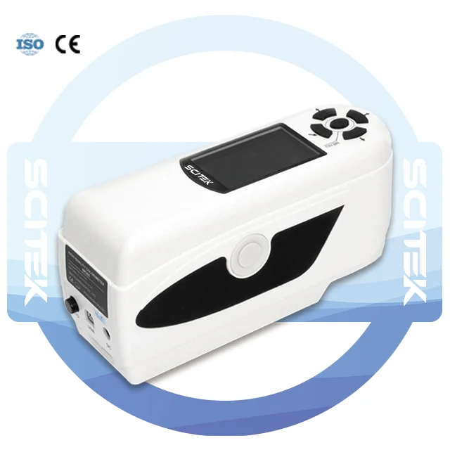 COOFULL Portable Colorimeter 8/d Illuminating/Viewing Geometry Silicon Photoelectric Diode Detector D65 Light Source
