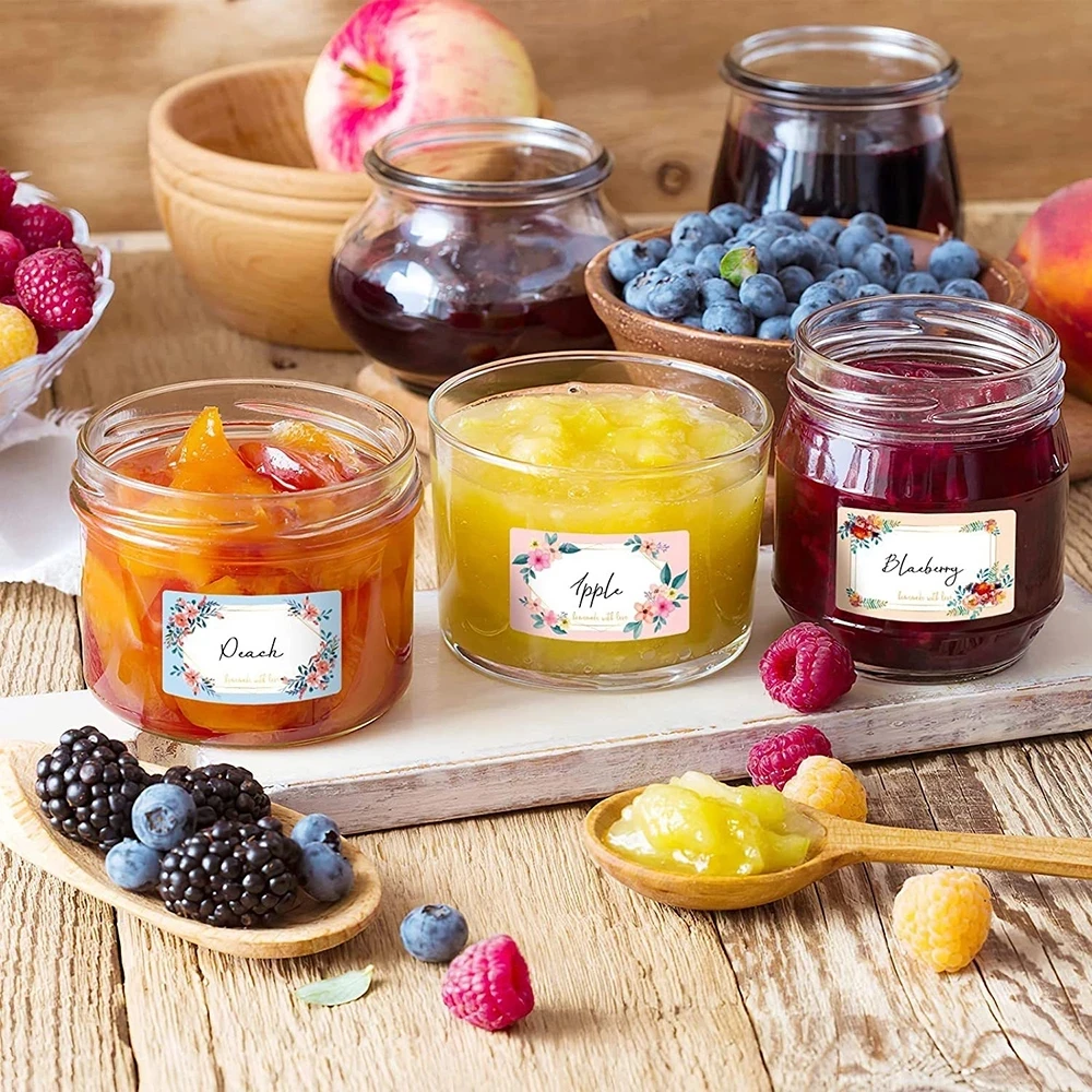 Наклейка с именем цветов, 3 х5 см, 250 шт.