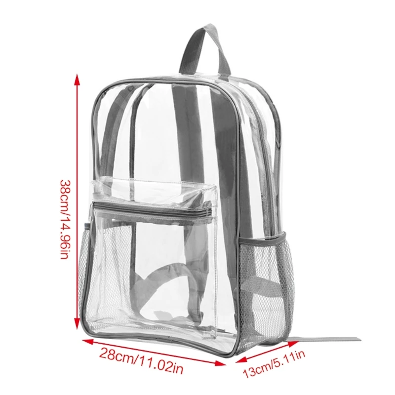 à stade transparent, à décontracté, d'école universitaire, cartable pour adolescents