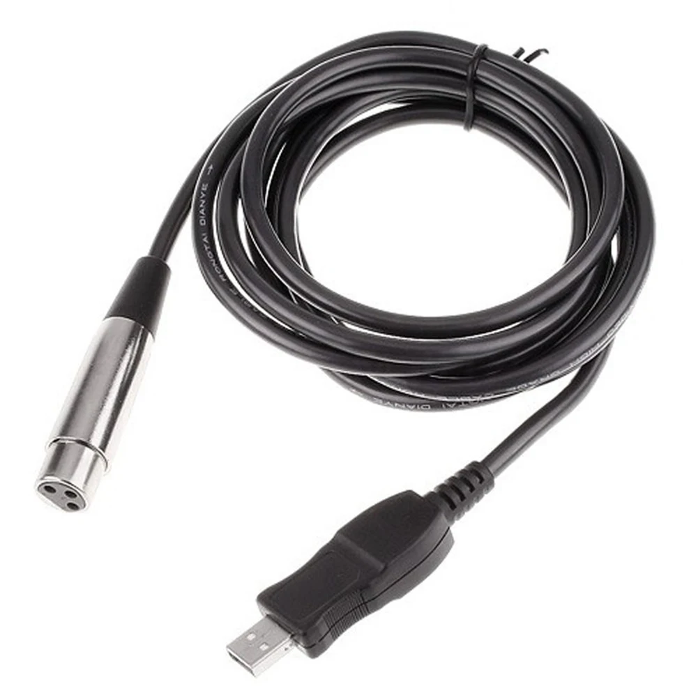 3M USB Male to XLR Female Microphone USB MIC Link Cable New