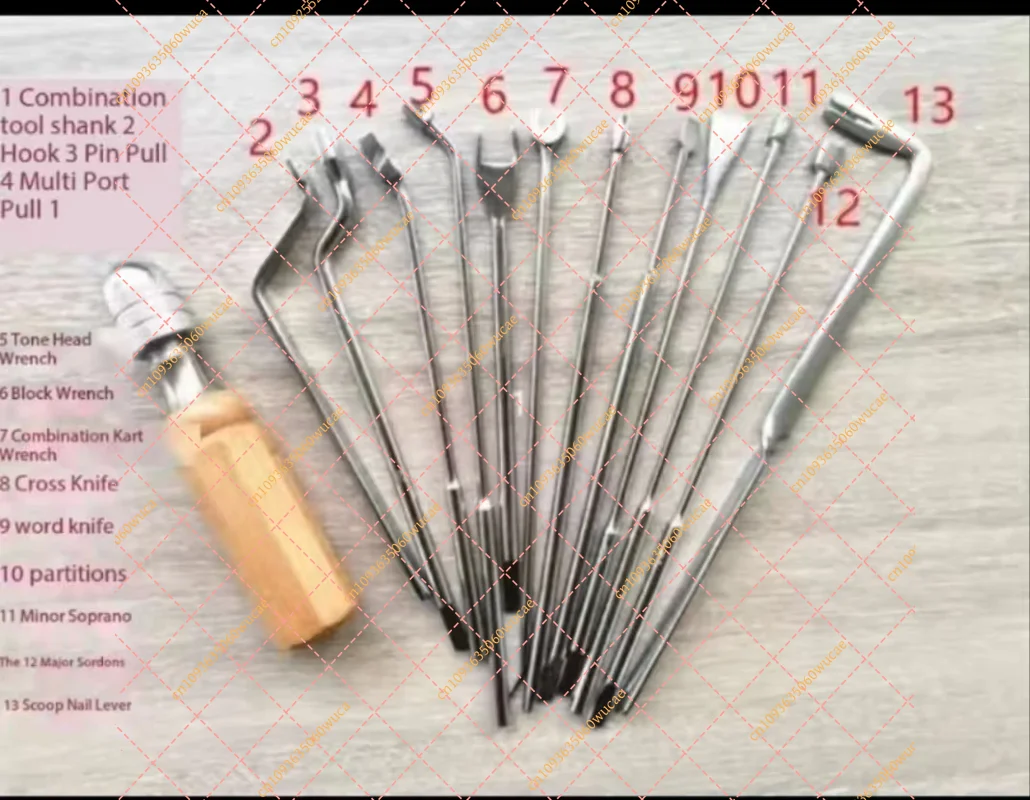 for Xuangong Piano Tuning Pliers Set String Cutting Bending Keyboard Shenda Needle-Nose Tools