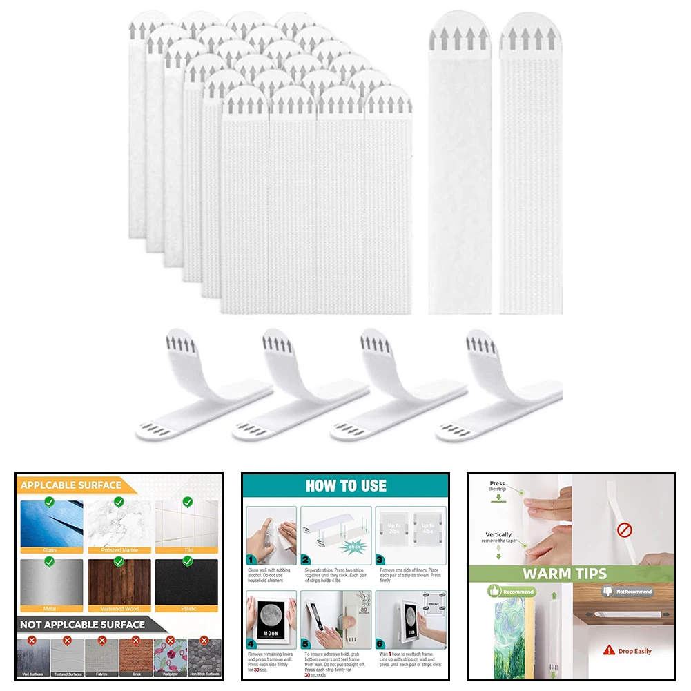 

For Decorations For Mirrors Picture Frame Tape For Bathrooms For Kitchens Versatile Hanging Clean Removal Easy To Use