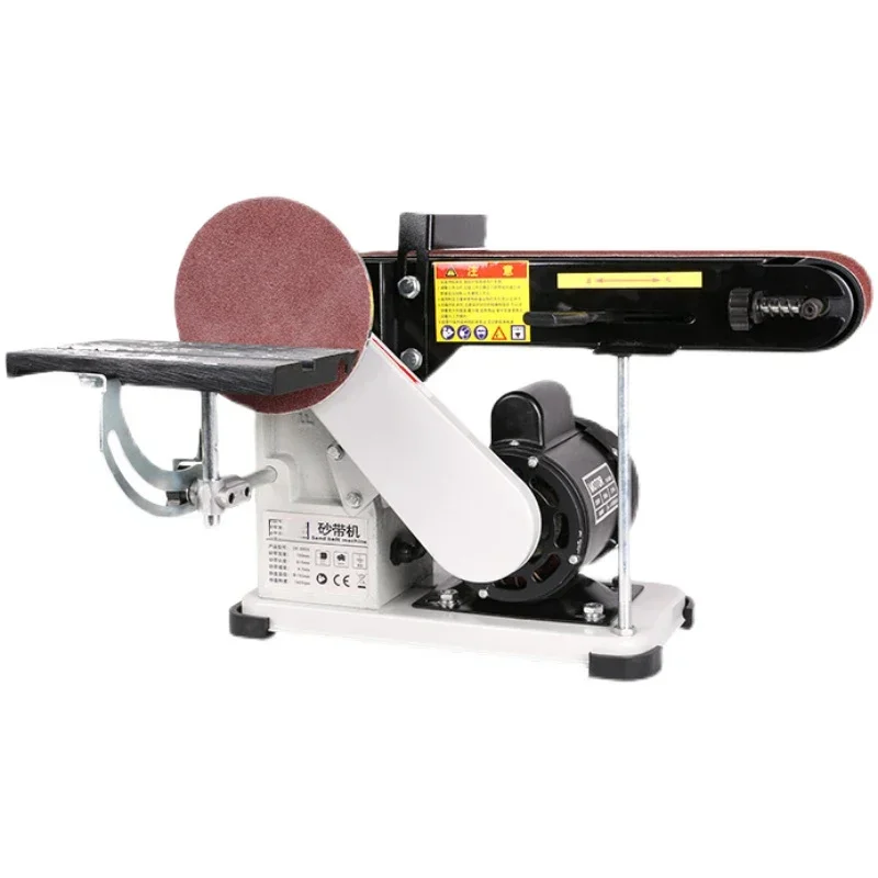 New Small DK-S500 Electric Sanding Belt Machine 220V Woodworking Sanding Belt Grinding And Polishing Machine Fixed Angle Sharpen