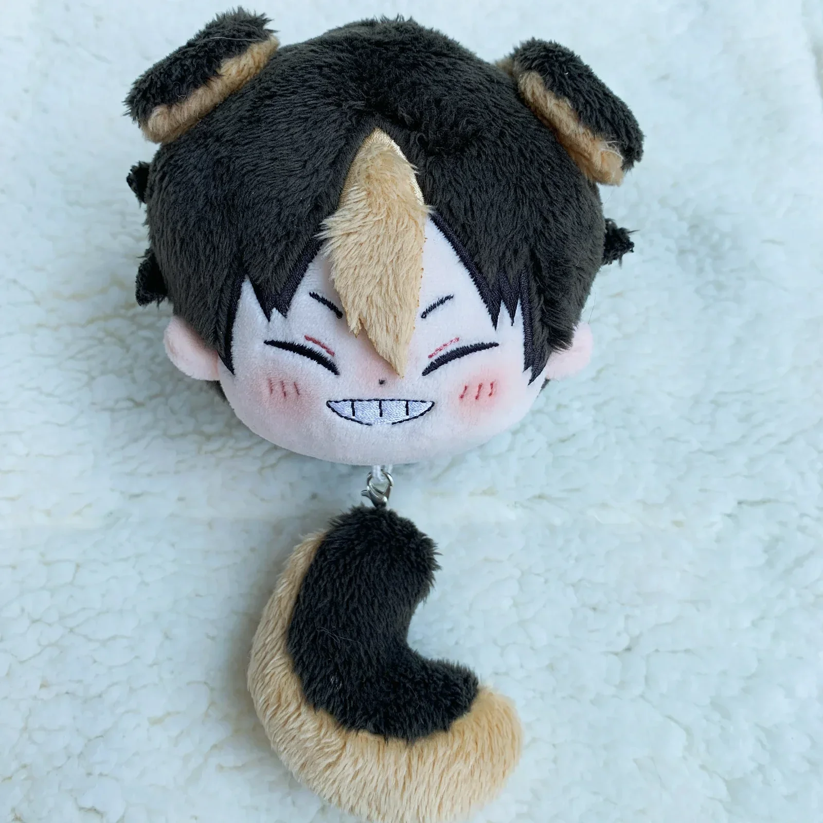 10CM Haikyuu peluche Anime Kotaro Bokuto Kei Tsukishima Tobio Kageyama Cosplay figura colgante mochila adornos regalo