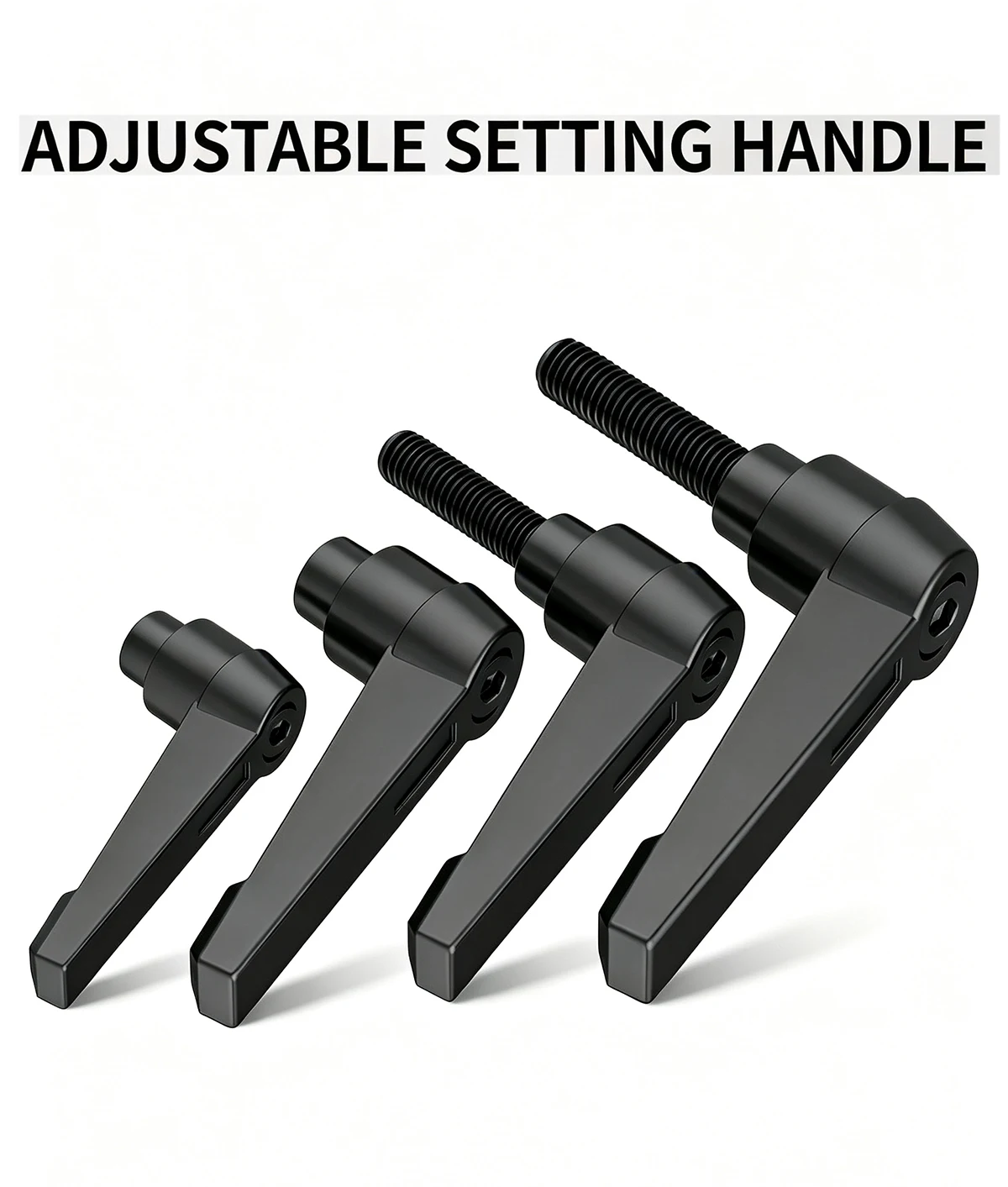 1Pcs M4 M5 M6 M8 M10 M12 M16 Clamping Lever Machinery Adjustable Handle Clamping Handle Screws Locking External Male Thread Knob