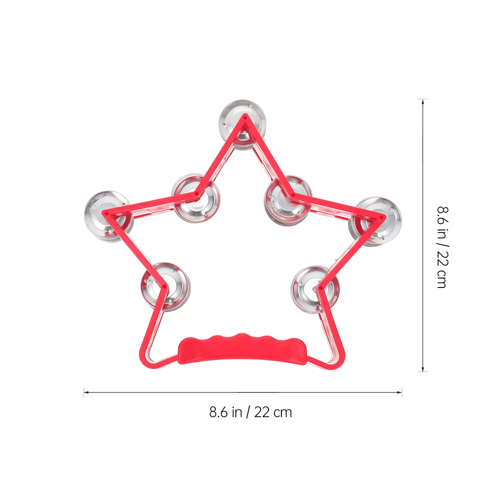 Handbell الاطفال الموسيقى للتنسيق بين اليد والعين اتقان غرامة مادة آمنة جلجل قرع أداة حفلة Ktv بار يهتف
