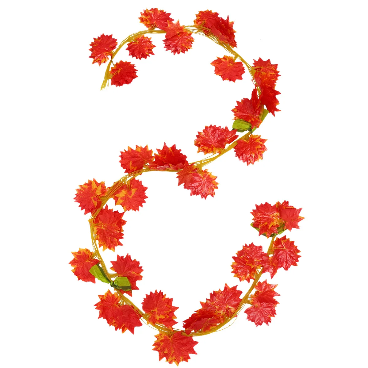 

30Pcs Vine Leaves Garland Artificial Large Leaf Creeper Vine for Home Wedding Party Pet Nest Balcony Decoration