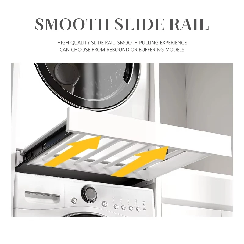 Aluminum trouser rack with pull-out feature wardrobe accessories for clothing storage, including hanger