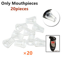 20pcs/lot Digital Breath Alcohol Tester Breathalyzer Mouthpieces Blowing Nozzle for AT-68S Alcohol Tester Mouthpieces