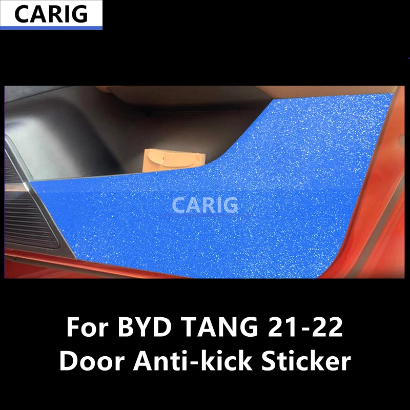 

For BYD TANG 21-22 Door Anti-kick Sticker Modified Carbon Fiber Pattern Interior Car Film Accessories Modification