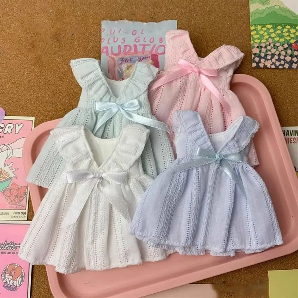 

Handmake Princess Lace Dresses Mini Fashion Long Sleeveless Dresses DIY Accessories Casual for 1/6 BJD 30cm Dolls