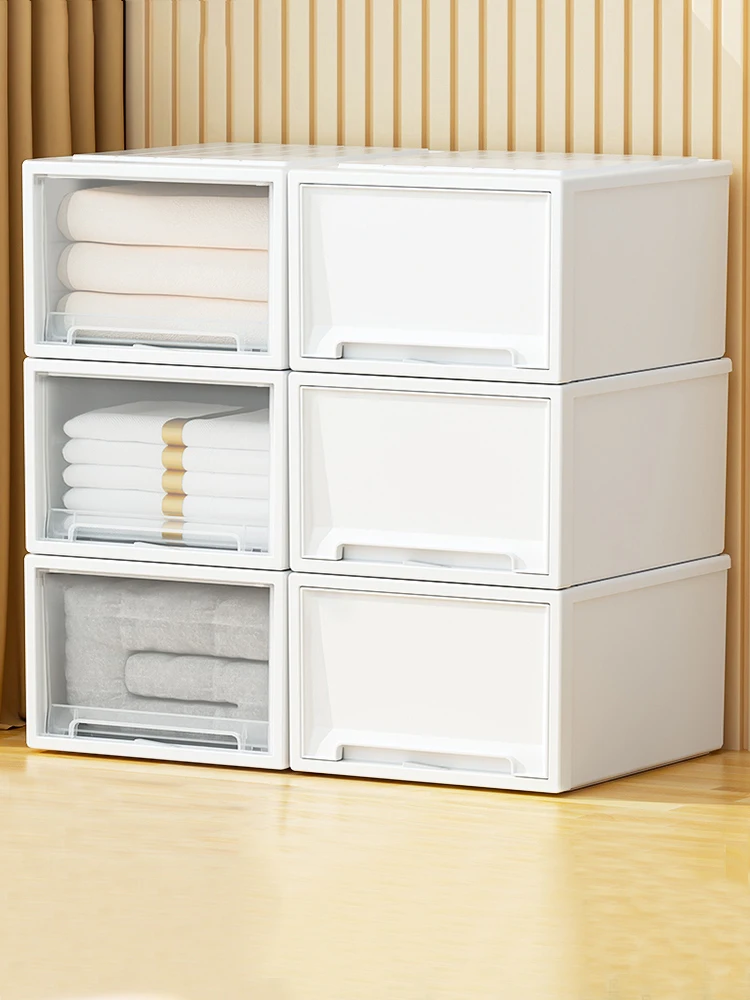 

Пластиковый контейнер для хранения одежды, органайзер для дома, гардероба, спальни, гостиной, детской комнаты, общежития