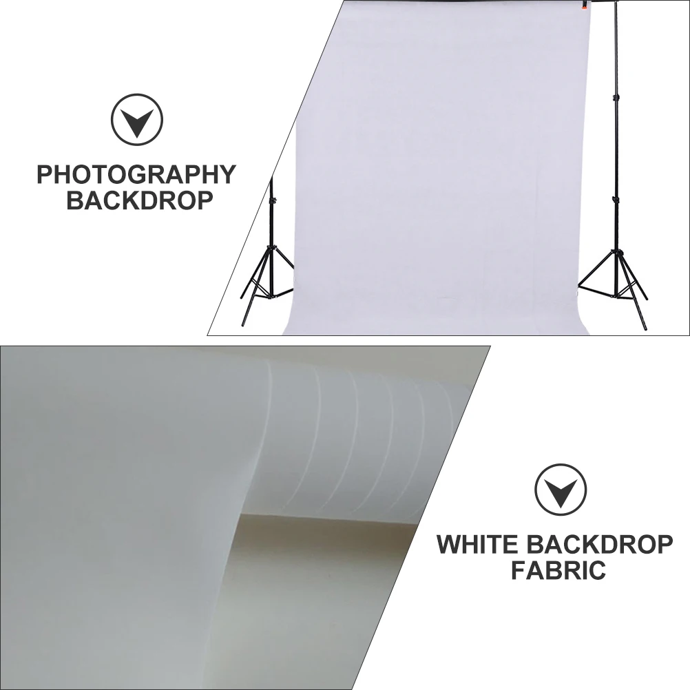 

Photography Background Cloth White Backdrop Fabric For Studio Scene Decor Pure Simple Cloth Reusable Photo Studio Supplies Video