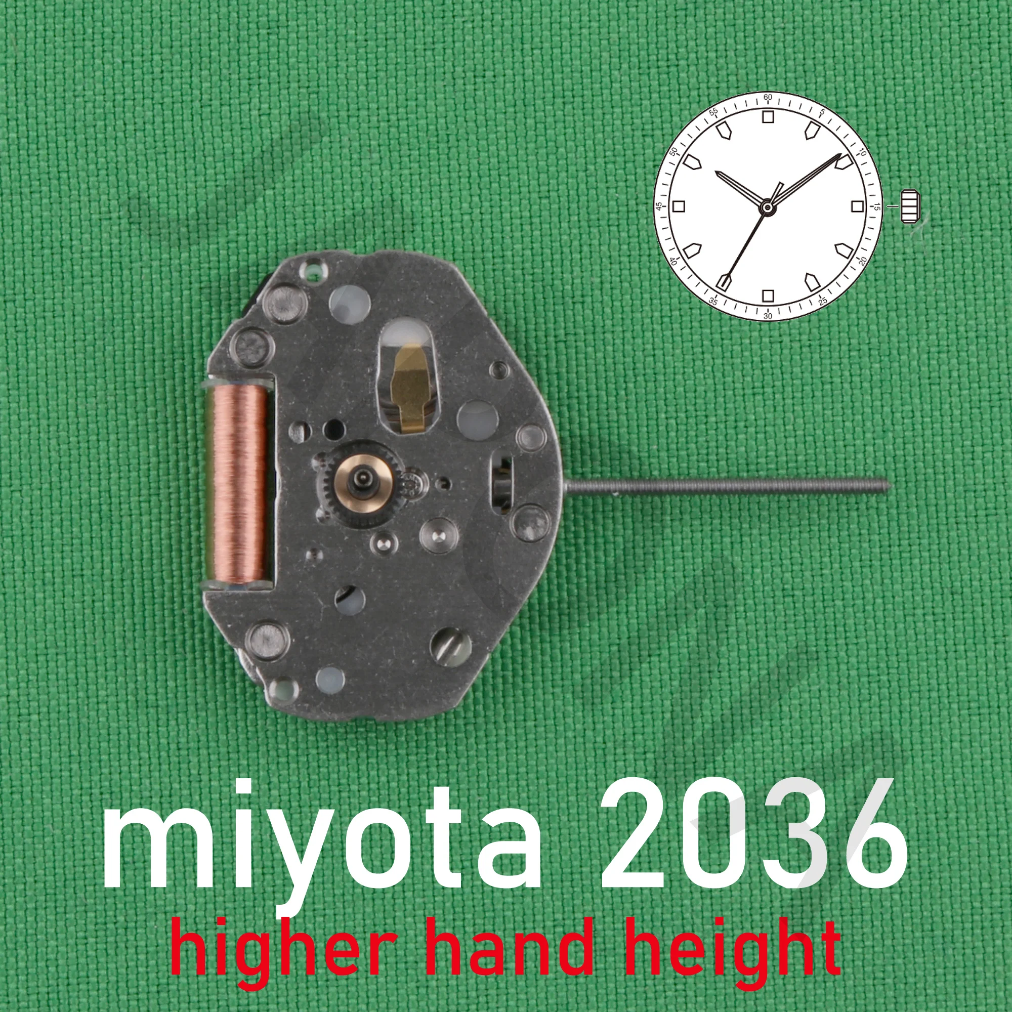 2036 حركة ميوتا 2036 تتميز بارتفاع اليد الأعلى الذي يتيح التصميمات الاستفادة من عمق الطلب 3 أيدي