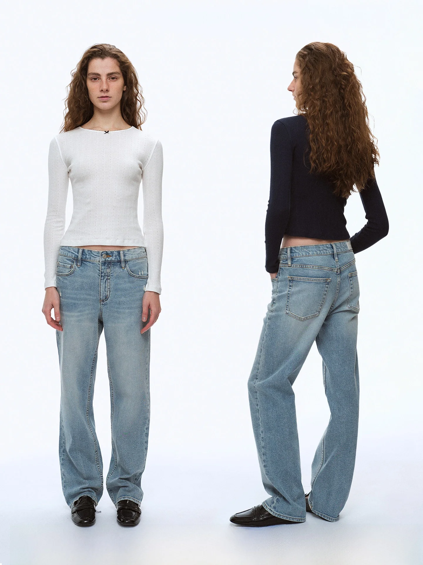 

Женские свободные джинсы прямого кроя, синие, в американском ретро-стиле, зауженные, длинные брюки, повседневные, хлопковые, на молнии