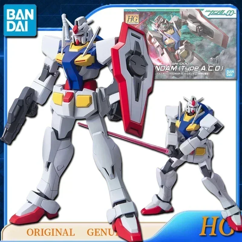 Bandai Original HG 1/144 GN-000 0GUNDAM DYNAMES KYRIOS VIRTUE SERAPHIM GUNDAM Anime Action Figures Toys Kids Gift Assembly Model