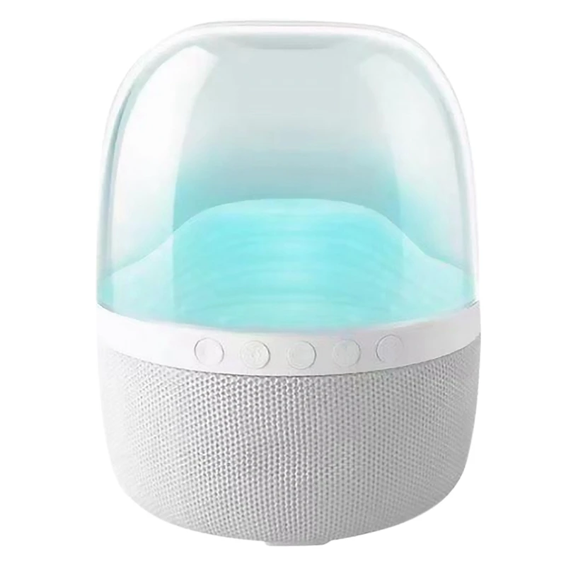 

Wireless Bluetooth Speaker Portable 360 Degree Speaker With All-Round Sound Enhanced Bass Ambient With Colorful Light