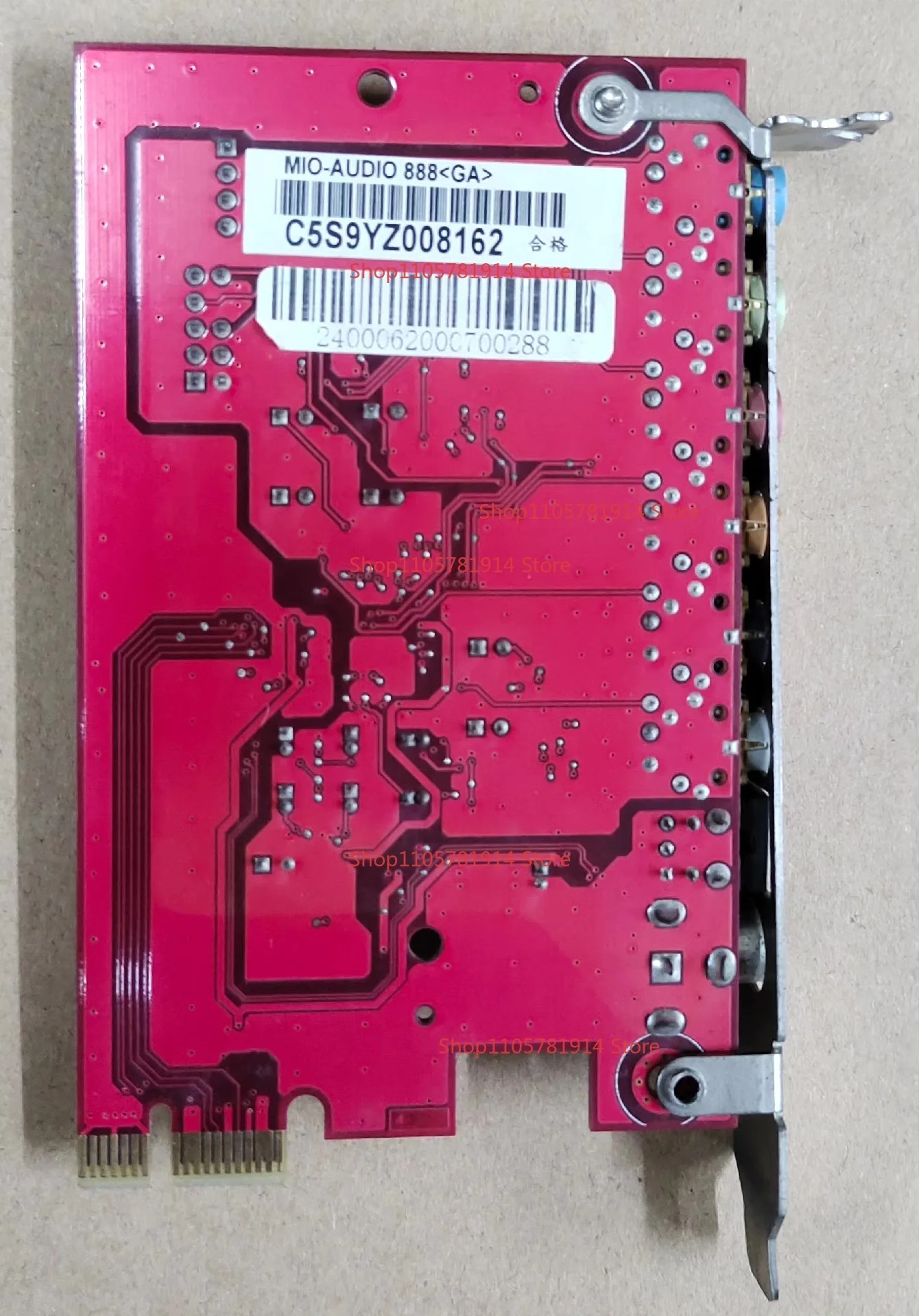 For ASUS MIO-AUDIO 888 Dedicated MIO Interface Sound Card 7.1 Surround Audio, Fiber Coaxial S/PDIF Output