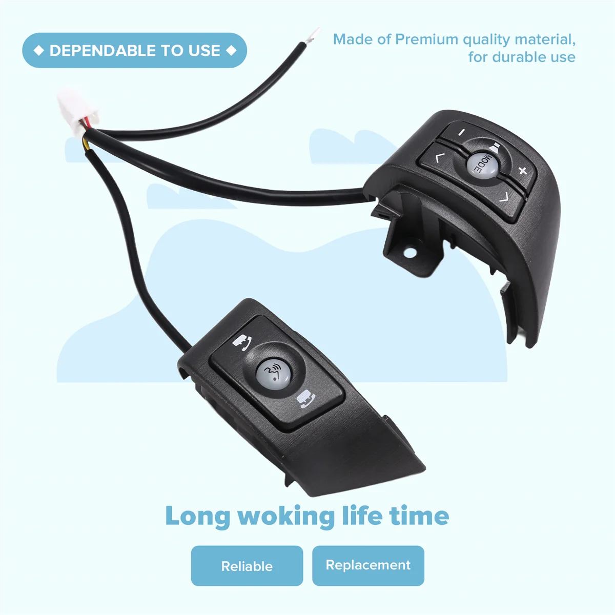 Mega SaleSteering Wheel Control Switch Volume Adjust Button for Toyota Rav4 RAV4 XA30 ACA30L 2006-2008 84247-42030