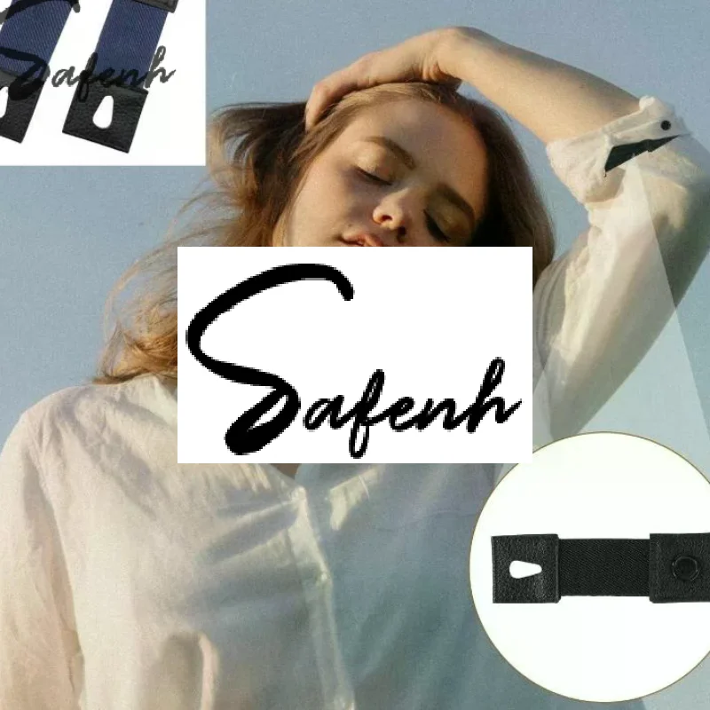 1Pair Shirt Cuff Extender Elastic Button Extension Strap Men Women Sleeve Holder Cufflinks Arm Cuffs Bands Extension Accessorie