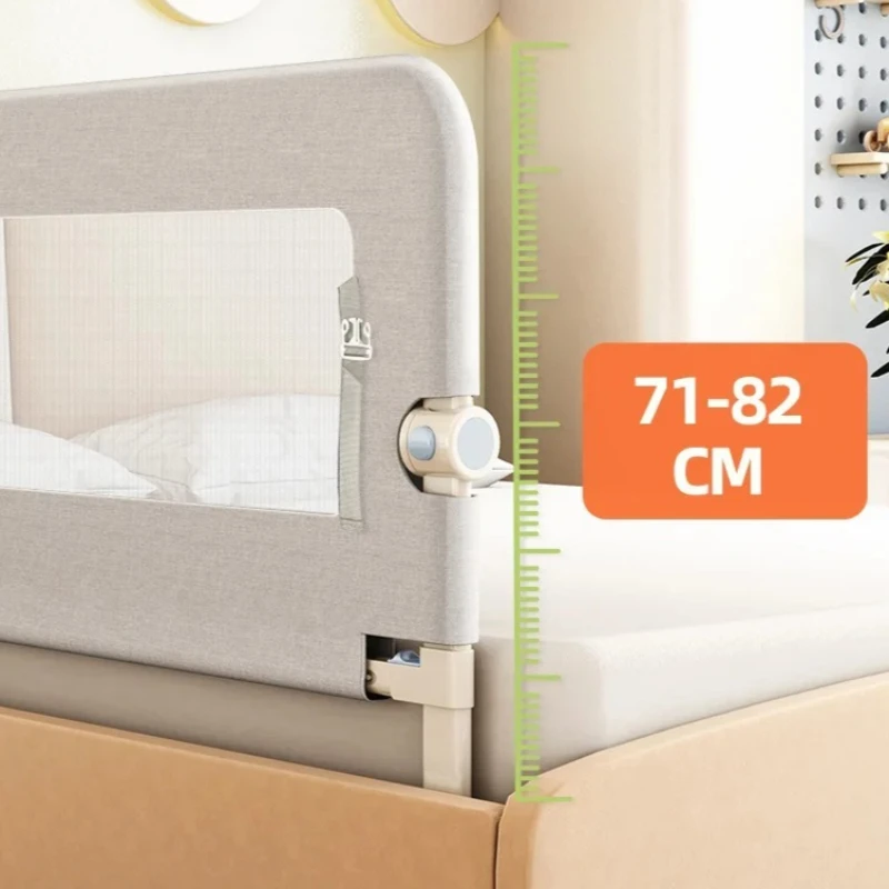 Extral Tall Safety Railing Guards Baby Bed Rail Guard for Toddlers Bed Side Rails for Twin, Full, Queen Bunk Swing Down Bedrail