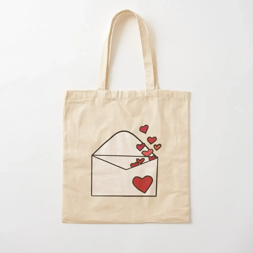 

Love Letter Tote Bag custom bags foldable reusable bag tote bags aesthetic shopping trolley bag