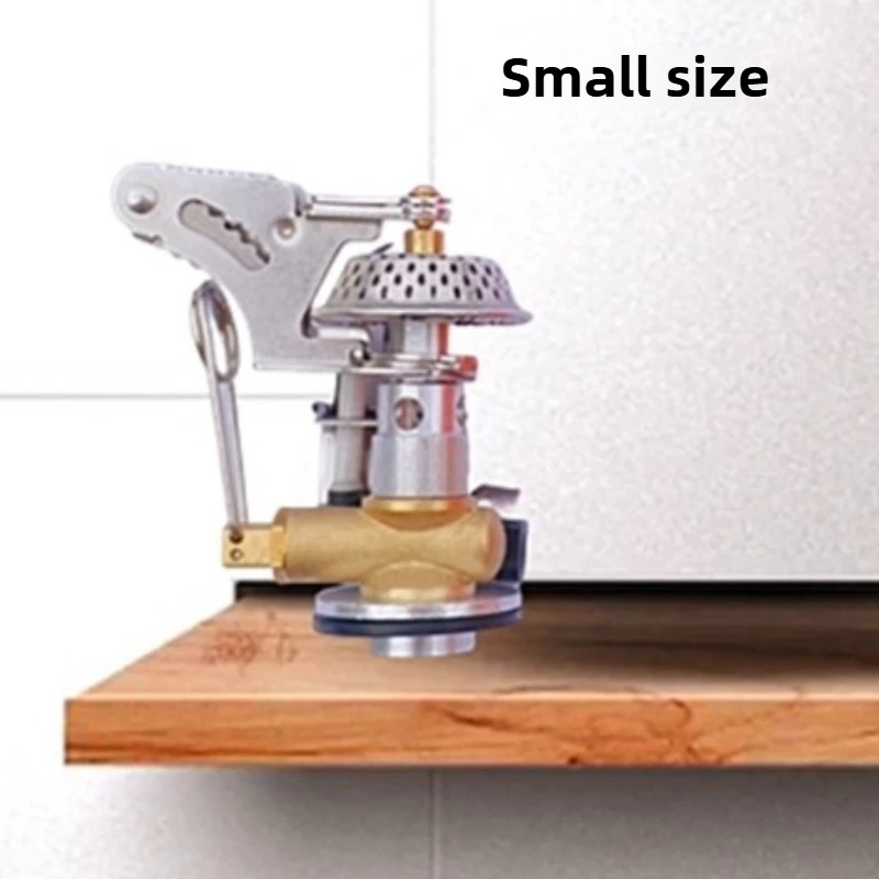 المحمولة في الهواء الطلق الفولاذ المقاوم للصدأ موقد صغير رئيس التخييم نزهة طوي مواقد خفيفة الوزن رئيس السفر مخيم موقد الملحقات #6