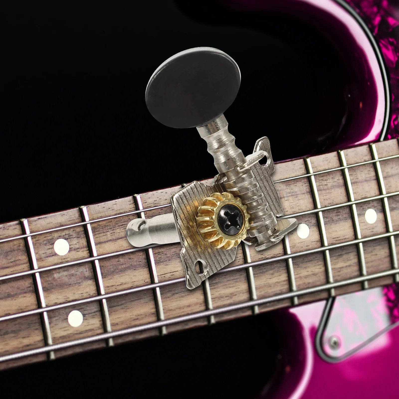 

6pcs Guitar Pegs Acoustic Folk Guitar Tuning Pegs Metal Tuner Keys Lightweight Durable Instrument Accessories Parts Tools For