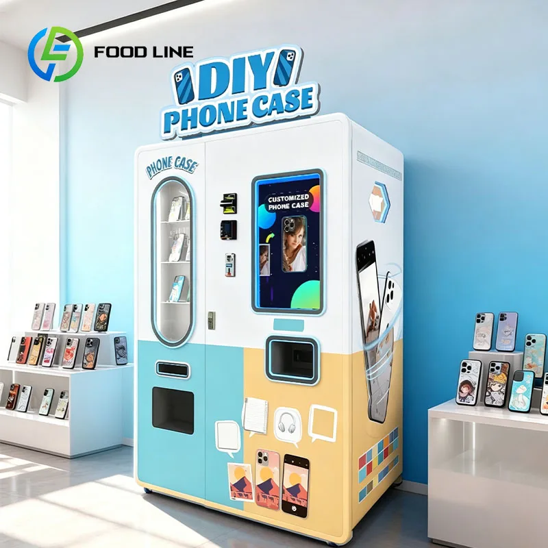 Phone Cover Kiosk Phone Case Vending Machine Personalized Cases Self Service Retail Customized